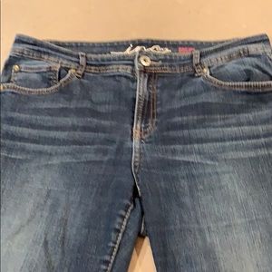 Inc denim boot leg reg fit jeans